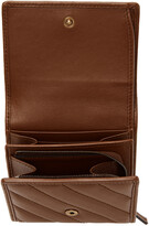 Thumbnail for your product : Gucci Brown Diagonal GG Marmont 2.0 Flap Wallet