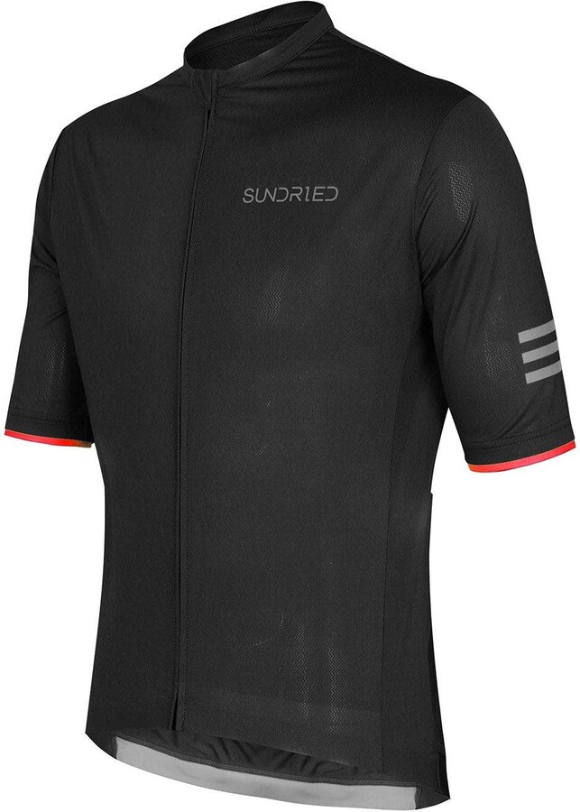 Maillot De Cyclisme Homme Manches Courtes - Zip Complet, Respirant, Coupe Slim