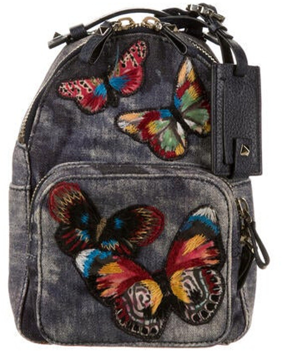 valentino butterfly backpack