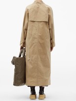 Thumbnail for your product : Kassl Editions Original Wax-coated Cotton Trench Coat - Beige