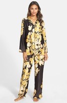 Thumbnail for your product : Natori 'Irina' Flower Print Charmeuse Pajamas