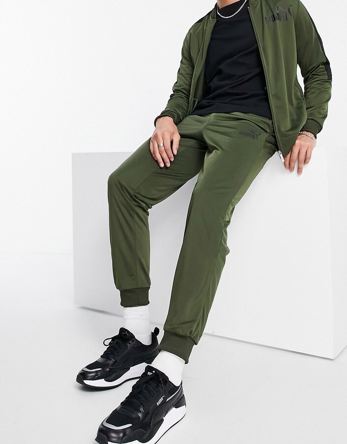 Puma Baseball Tricot tracksuit in green - ShopStyle Chinos & Khakis