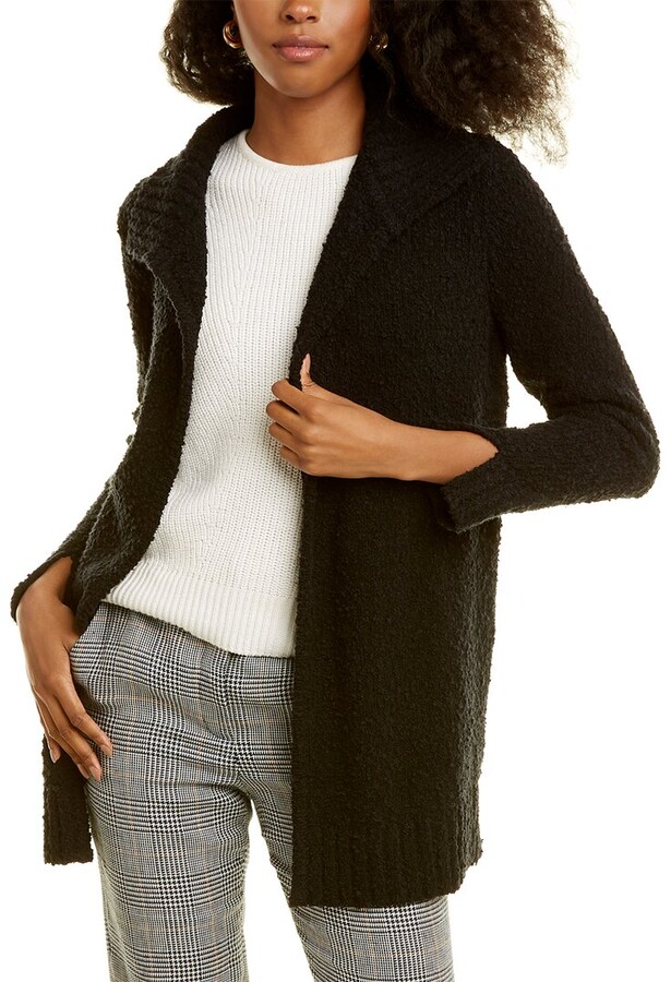 black chunky sweater