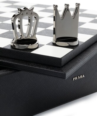 Prada Black Leather Chess Set - ShopStyle Countertop Storage
