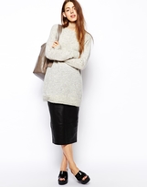 Thumbnail for your product : ASOS Premium Oversized Jumper In Mohair