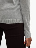 Thumbnail for your product : Bella Freud 1970-intarsia Metallic Sweater - Silver