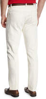 Thumbnail for your product : Kiton Tennis Court Five-Pocket Twill Pants, White