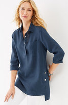 Thumbnail for your product : J. Jill Linen Side-Button Tunic