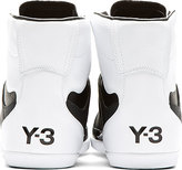 Thumbnail for your product : Y-3 Black & White Honja High-Top Sneakers