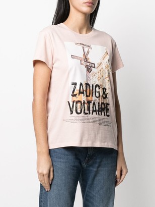 Zadig & Voltaire Zoe photo-print cotton T-shirt