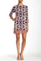 Thumbnail for your product : Laundry by Shelli Segal Boatneck Shoji Dress