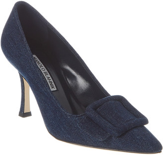 denim pumps dsw