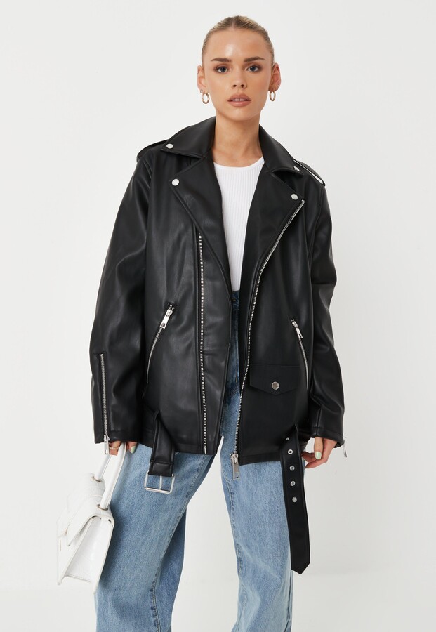long biker jacket
