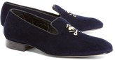 Thumbnail for your product : Brooks Brothers Velvet Fleece and Shears Slippers