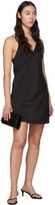Thumbnail for your product : Fleur Du Mal Black V-Neck Essential Slip Dress