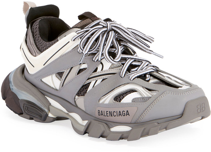 balenciaga track trainer white orange