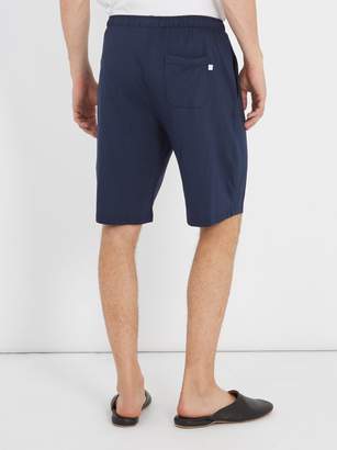 Derek Rose Marlowe Jersey Pyjama Shorts - Mens - Blue