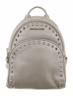 michael kors grey studded backpack