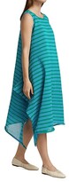 Thumbnail for your product : Issey Miyake Crispy Stripe A-Line Tank Dress