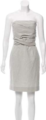 Lela Rose Strapless Striped Dress w/ Tags