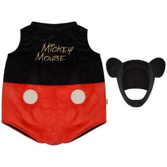 Disney BabyBaby Mickey Mouse Bubble Romper With Hat