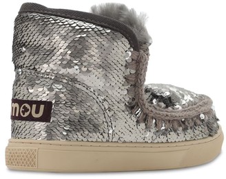 Mou Sequined Eskimo Shearling Boots