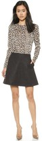 Thumbnail for your product : Carven Leopard Crinkle Top