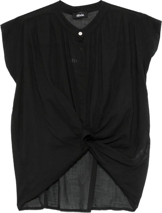 Dixie Knot-Detail Blouse
