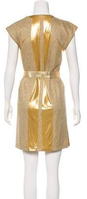 Bottega Veneta Metallic Mini Dress w/ Tags