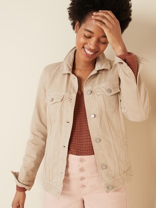 Old Navy Tan Jean Jacket for Women 