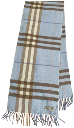Burberry Turquoise Cashmere Scarves