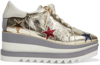 stella mccartney gold sneakers