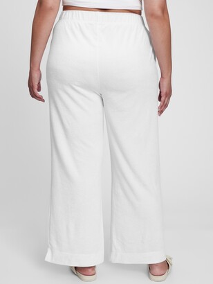 Gap Towel Terry High Rise Pull-On Pants
