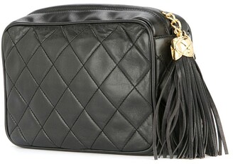 Chanel Pre Owned 1990 Tassel-Detail Quilted Shoulder Bag