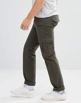 Thumbnail for your product : Celio Cuffed Cargo Pants In Khaki