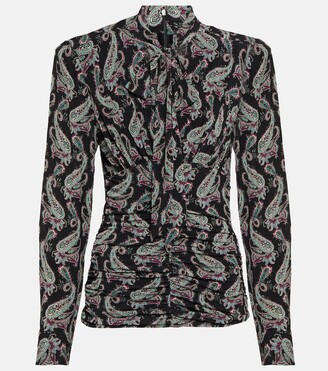 Isabel Marant Paisley Top | Shop the world's largest collection of 