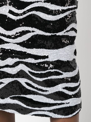 Dolce & Gabbana Sequin Panelled Skirt