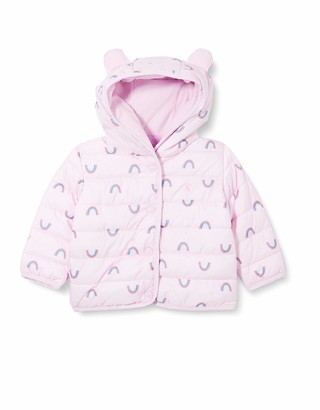 Joules Baby Girls Jessie Printed Padded Coat Lilac Rainbow 