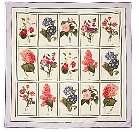 burberry floral scarf