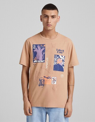 Bershka Men's T-shirts | Shop the world's largest collection of 