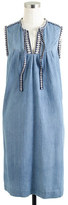 Thumbnail for your product : J.Crew Tall washed chambray dress