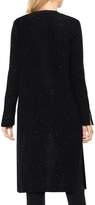Thumbnail for your product : Vince Camuto Speckled Open Front Maxi Cardigan