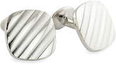 Thumbnail for your product : David Donahue Textured Cuff Links