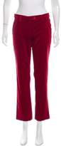 Thumbnail for your product : Moschino Cheap & Chic Moschino Cheap and Chic Mid-Rise Velvet Pants