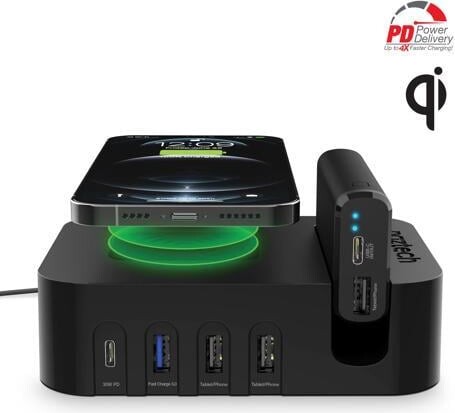 Naztech Ultimate Charging Station Pro to Charge 7 Devices Simultaneously