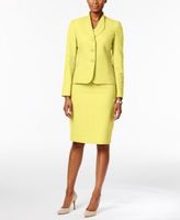 Thumbnail for your product : Le Suit Jacquard Skirt Suit
