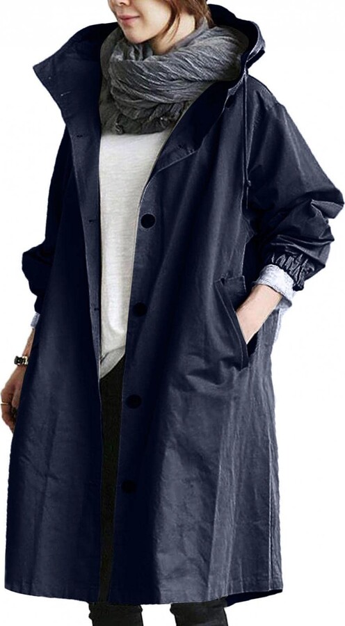 Navy Military Style Coat | Shop the world's largest collection of fashion |  ShopStyle UK