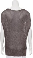 Thumbnail for your product : Reed Krakoff Metallic Open Knit Sweater