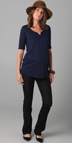 Thumbnail for your product : Splendid Maternity Fit Henley Top