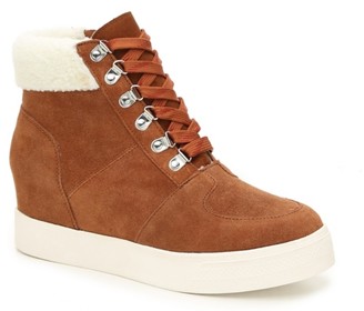 steve madden lakes wedge sneaker